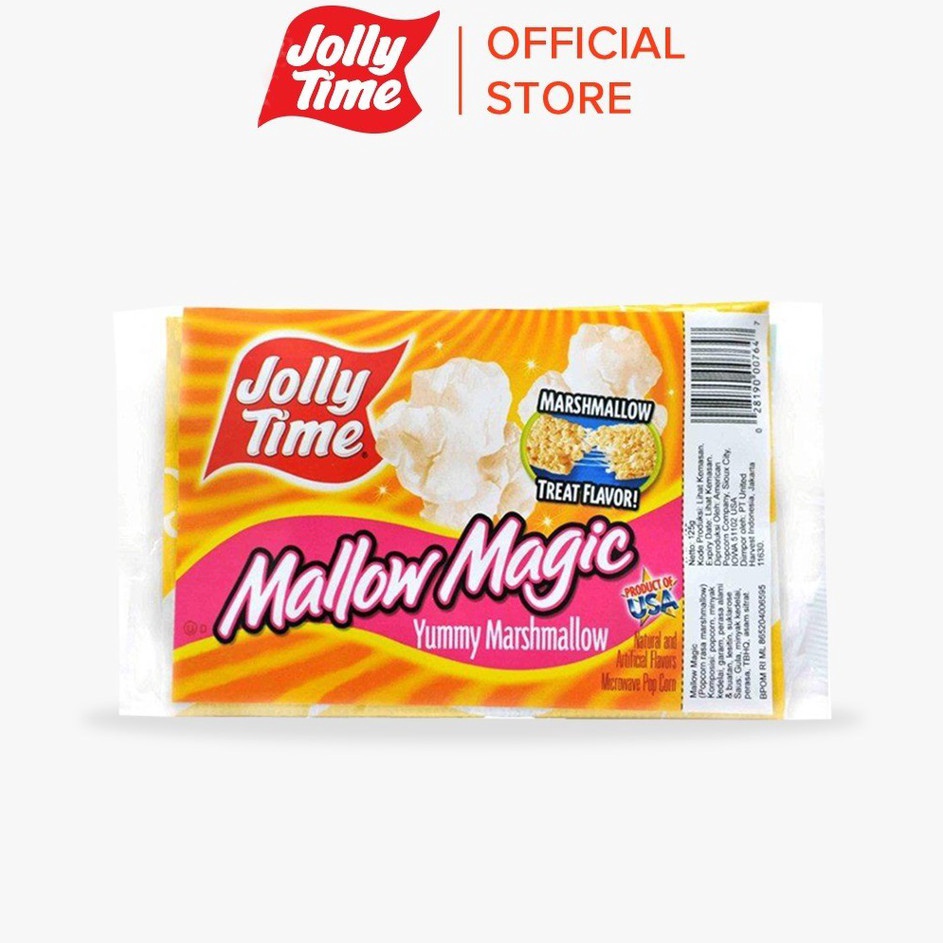 

Terlaris Jolly Time Mircowave Popcorn - Mallow Magic Product Of USA ➦➮✶✺