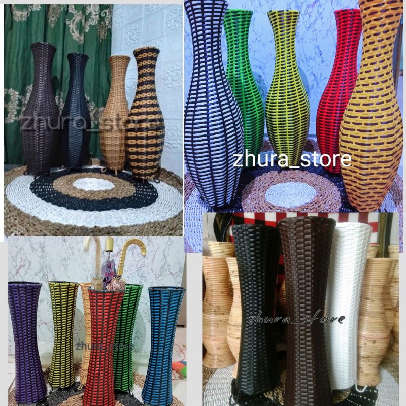 VAS BENJANA GUCI ROTAN SINTETIS/VAS TRATAI