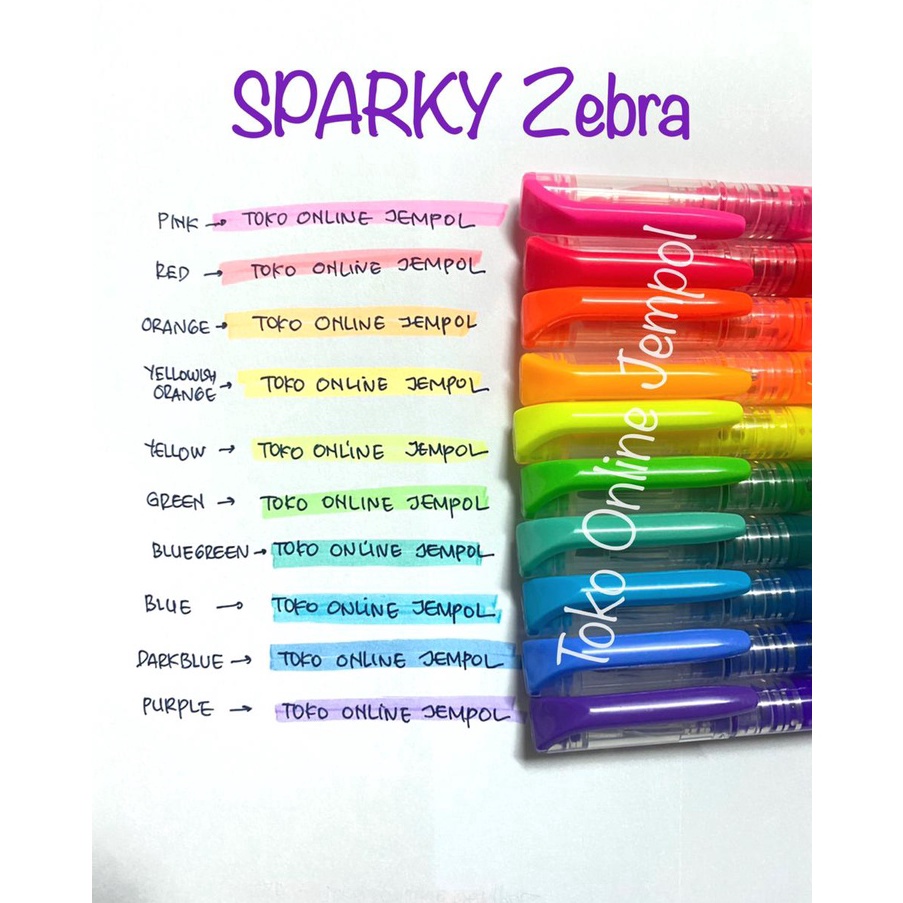 

Terbaru Sparky Zebra Highlighter Sparky-1 Spidol Marker ATK0996ZB