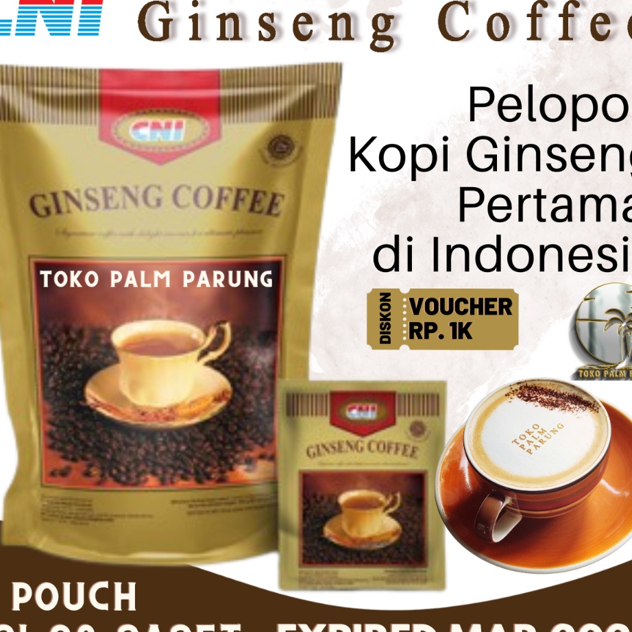 

[KODE PRODUK 7JZDV8139] Kopi Ginseng CNI Pioneer Kopi Ginseng No 1 di Indonesia Perpaduan Kopi Arabika Robusta Dan Ginseng