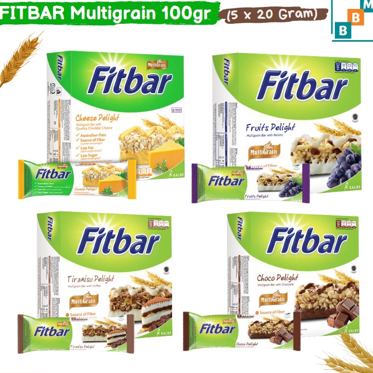 

Dijual Murah Fitbar Multigrain Box Isi 5x20gr Cheese Choco Fruits Tiramisu ➠❉✳