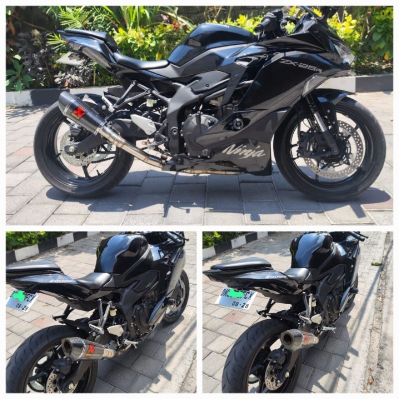 knalpot full system akrapovic for zx25rr New/zx25r old pnp