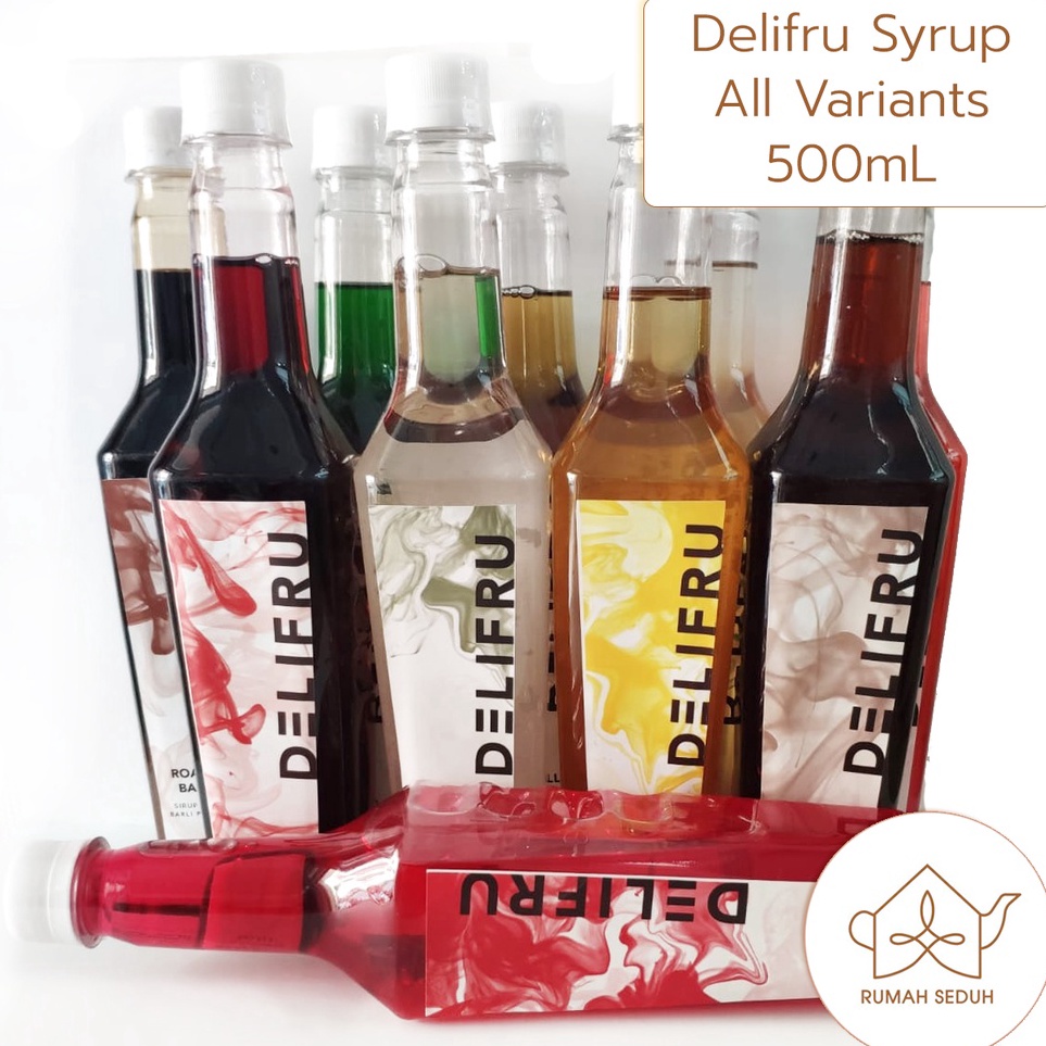 

Pasti Murah Delifru Syrup 500mL Semua Rasa - Sirup Merk Delifru All Variants Hazelnut Caramel Strawberry Vanilla Lychee Vanila Rum Pandan Sirop L58