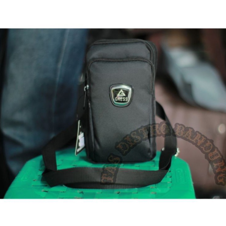 Kirim Langsung Tas Hp mini Pria gress 7 Inch murah - Tas Hp kecil cowok Gress 7 Inch