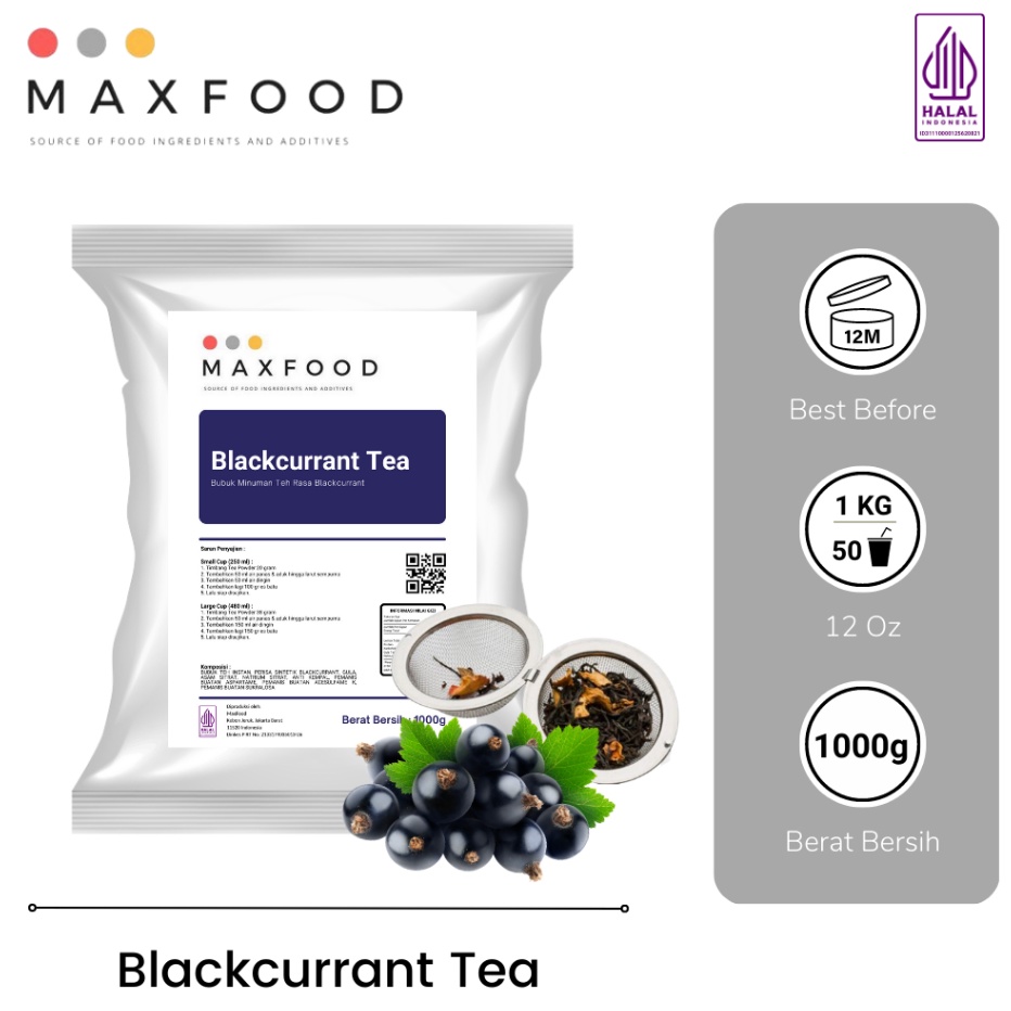 

Ready Blackcurrant Tea/ Bubuk Minuman Blackcurrant Tea/ Blackcurrant Tea Powder 1kg #Sale