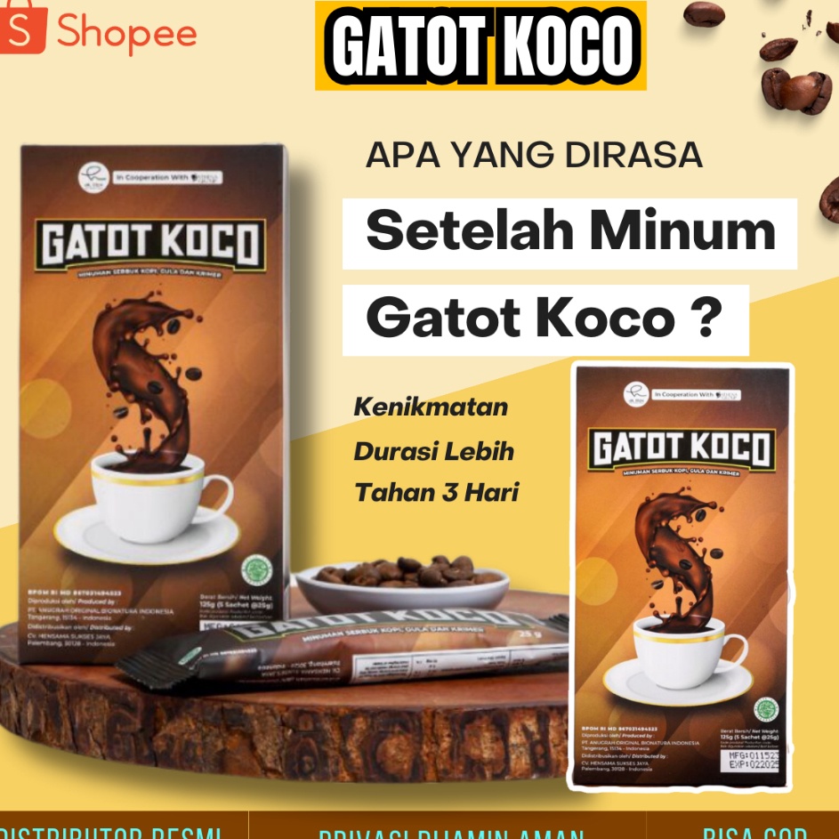 

Produk Kopi Gatot Koco By dr. Richard Lee - Kopi Gatot Koco (Privasi Aman) Diskon