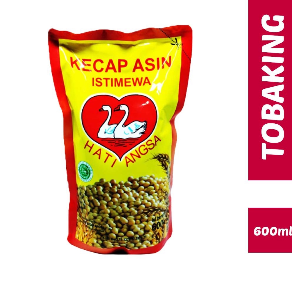 

T3rbaru Kecap Asin HATI ANGSA Refil 600ml Kecap Medan Halal [240]