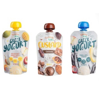 

[KODE CALKH] Yummy Bites puree 100g pure buah bubur mpasi 100ganic Korean Yoghurt 9 bulan yogurt baby peachy pure / Yogurt Bayi / Yogurt Vanilla Apple & Banana / Yogurt Passion Fruit Mango Apple Banana / Custard Chocolate