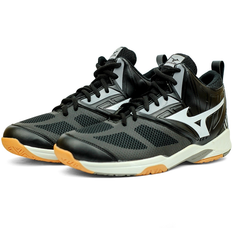 Sepatu Pria/Wanita Mizone // Sepatu Basket // Sepatu Volly // Sepatu Olahraga Boot HITAM putih