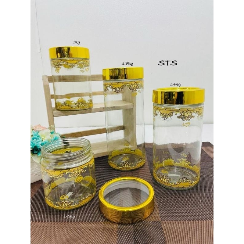 Toples Kaca Set 4 / Toples Lebaran