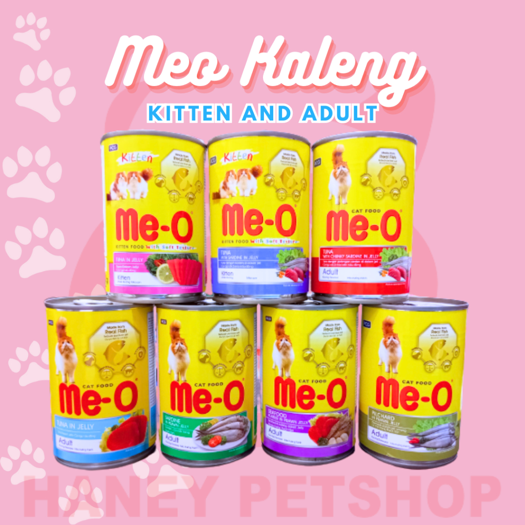 MEO Wet Food Kaleng 400Gr | Meo Makanan Basah Kucing | Meo All Varian