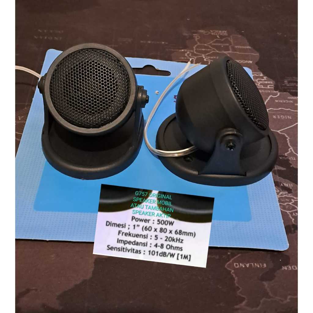 G757 ORI 100% SPEAKER MOBIL CAR TWEETER TAMBAHAN PIEZO SPIKER SPEKER TWEETER TWITER PIEZOO PASIF SPK