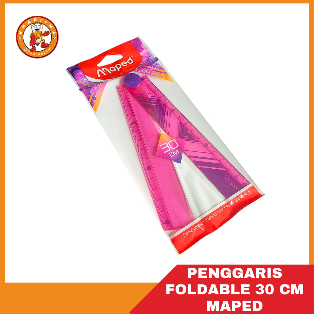 

PENGGARIS LIPAT 30 CM COSMIC FOLDABLE MAPED MURAH [5027919]