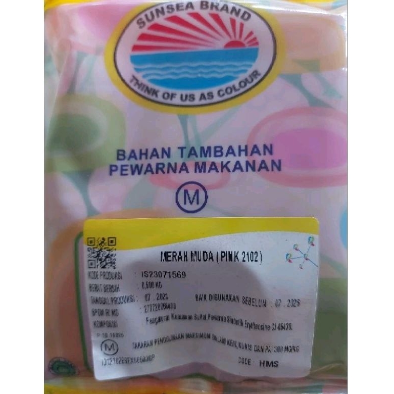 

Pewarna Makanan Serbuk/ Merah Muda (PINK 2102) 500 Gr