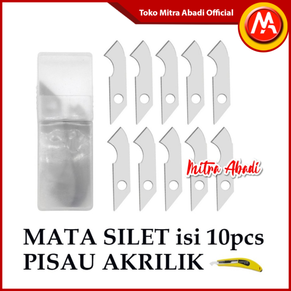 

Refill Mata Pisau Pemotong CUTTER AKRILIK Refill Acrilic Cutter Knife