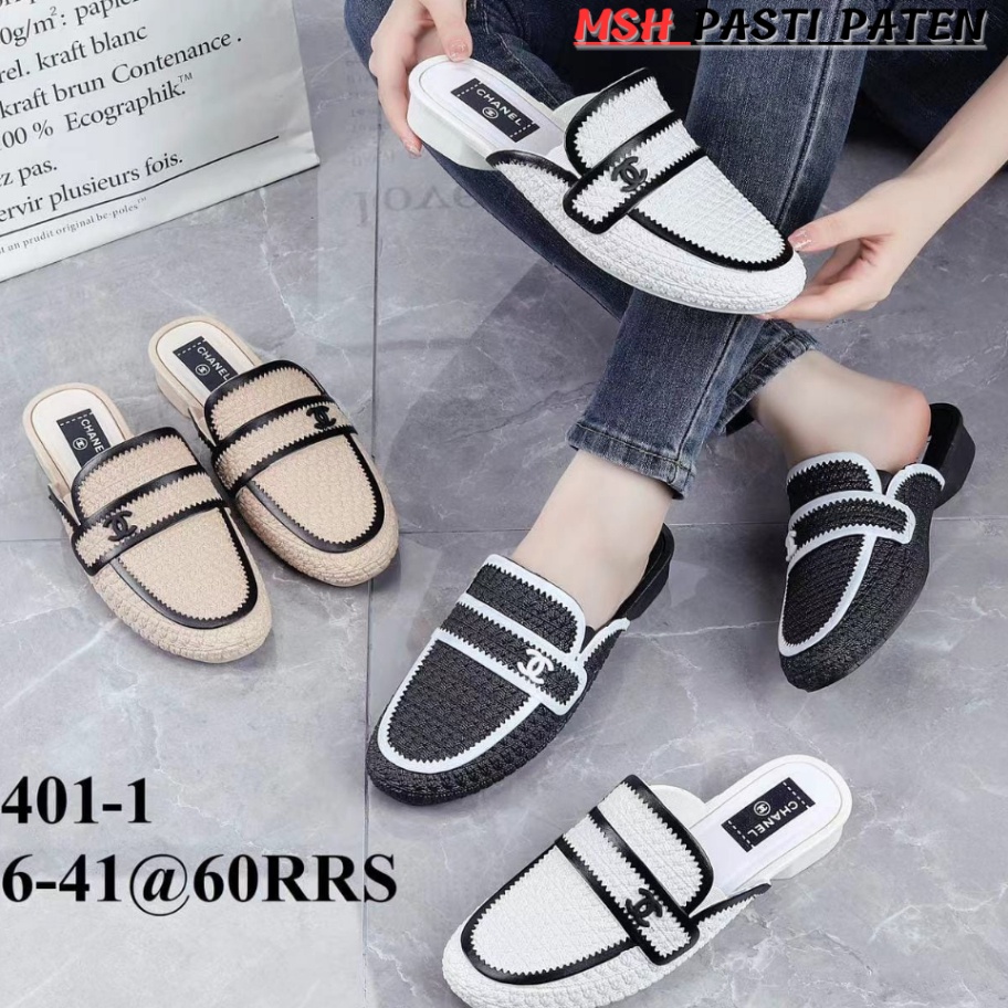 HOT SALE BALANCE 2401 SIZE 36-41/Sepatu Sandal Loafers Wanita Sendal Selop.