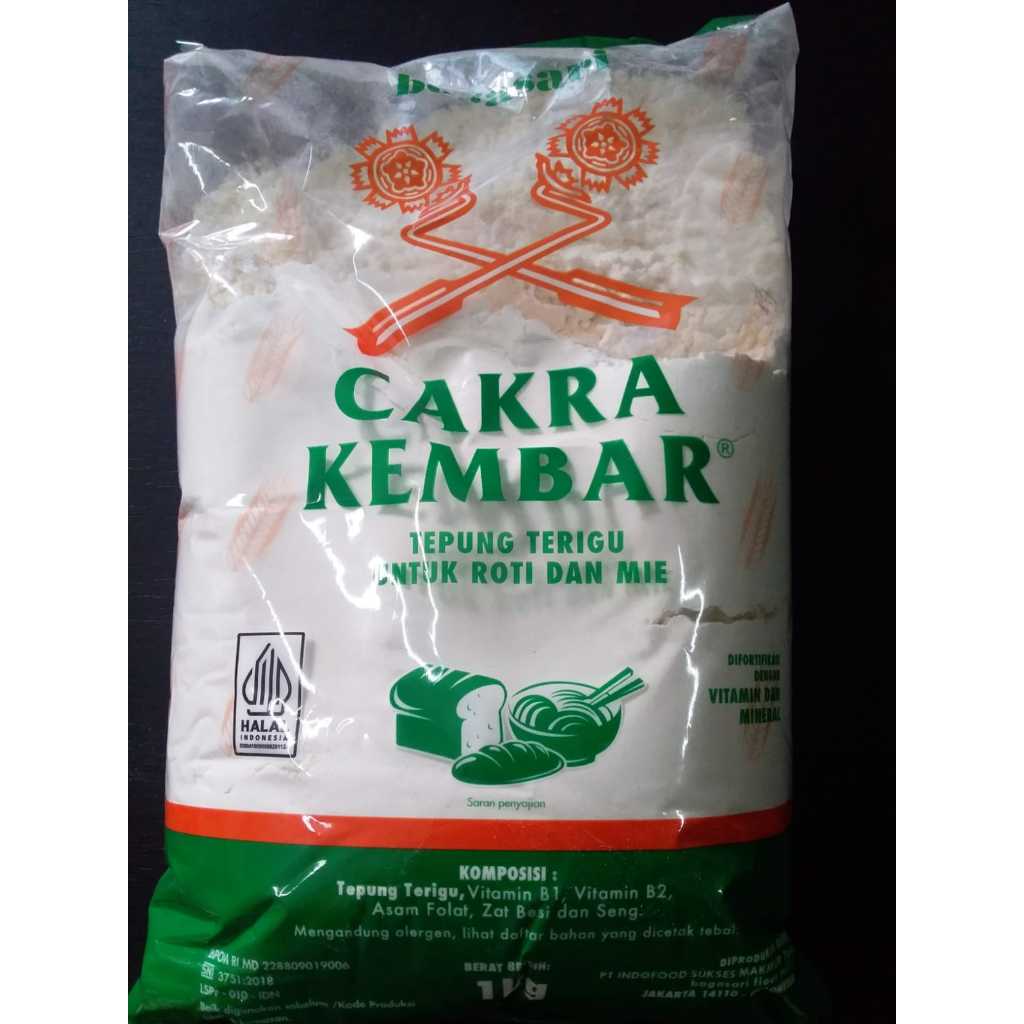 

Tepung Terigu Cakra Kembar/1Kg - Tepung