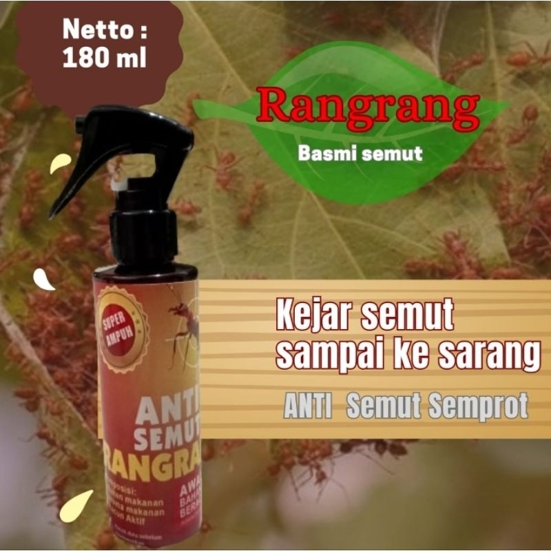 RANGRANG RACUN SEMUT 180 ML BASMI SEMUT HINGGA KESARANG, ANTI SEMUT AMPUH RANGRANG