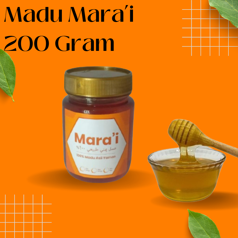 

Madu Mara'i 200 Gram Marai Asli Yaman 100% Maroi Murah Bkn Sidr Sumroh