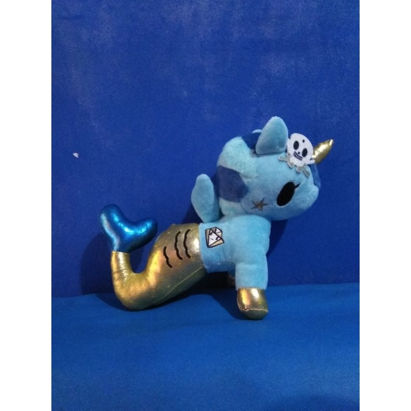 Boneka Unicorn Tokidoki Biru Ori