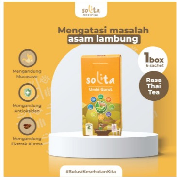 

Minuman Serbuk Umbi Garut Isi 6 Sachet Rasa Thai Tea