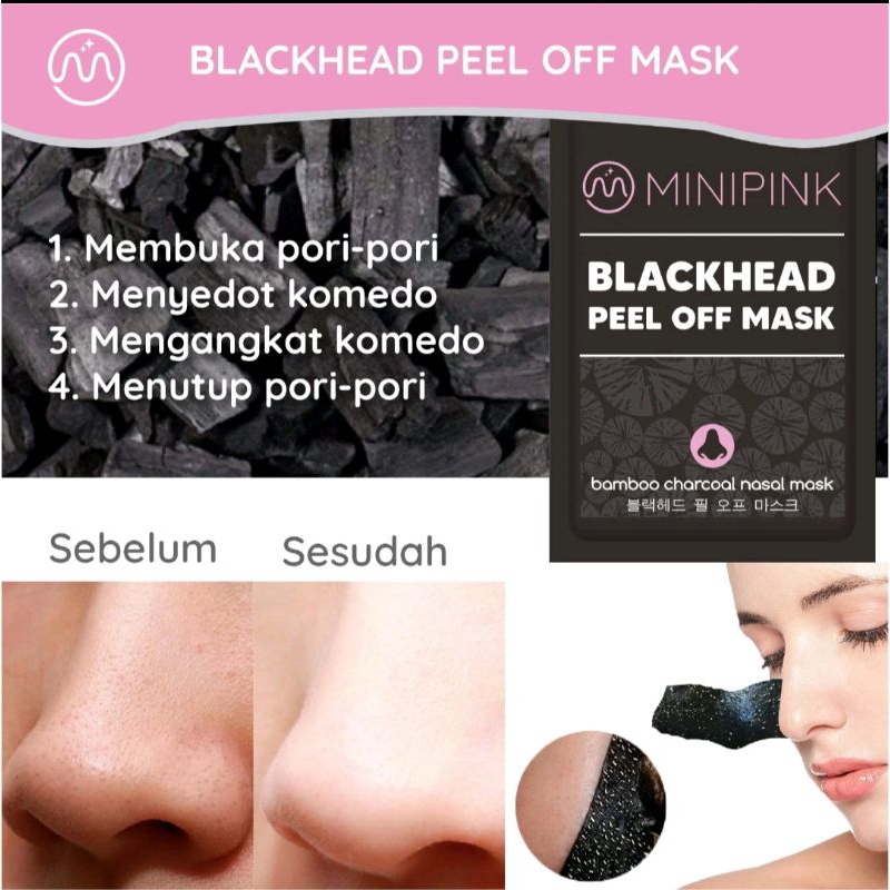 MASKER KOMEDO | BLACK MASK masker hidung komedo Korea