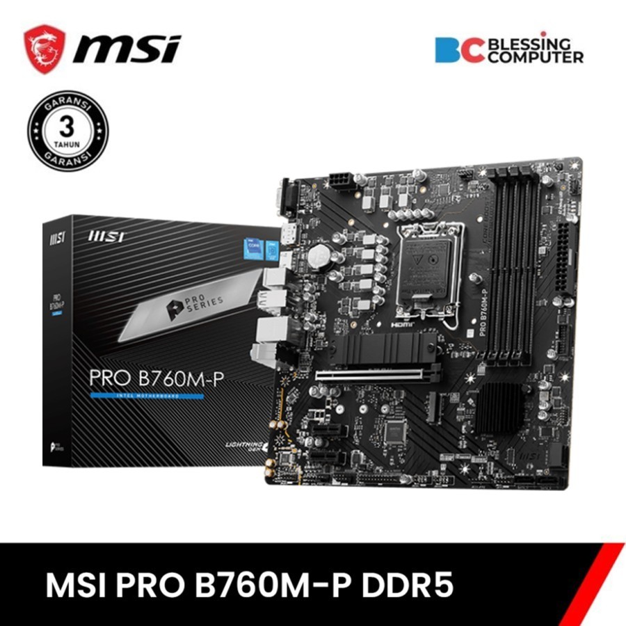 Motherboard MSI PRO B760M-P DDR5 / MSI B760M P