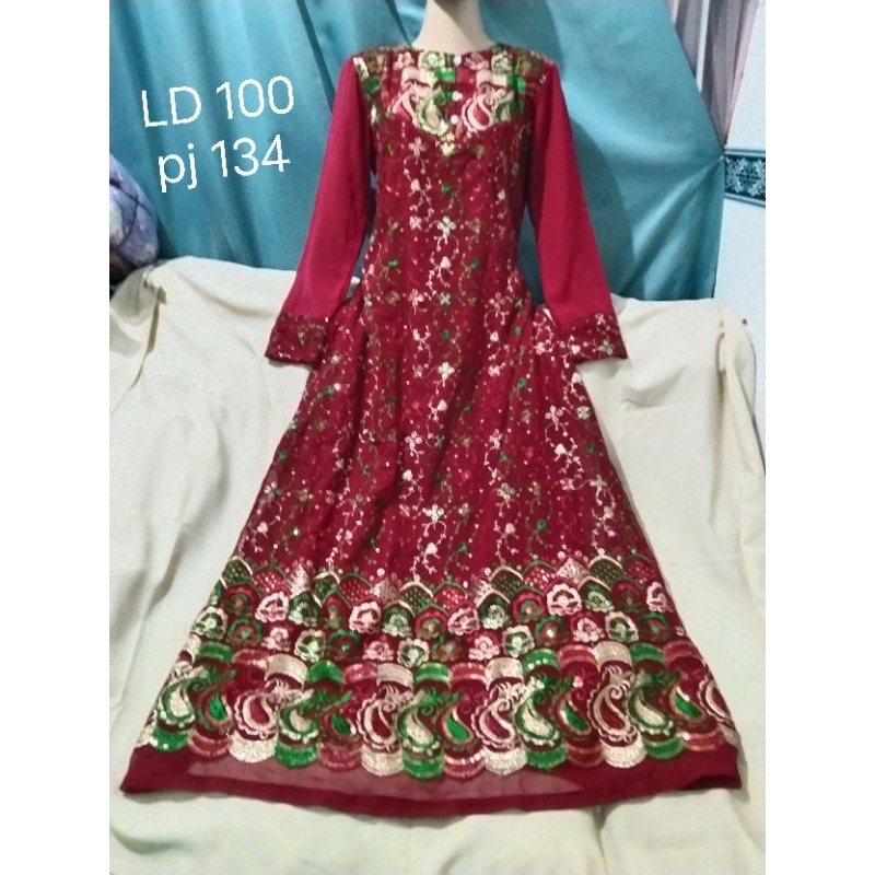 kaftan / semi kaftan / gamis india / gamis mewah / gamis premium / gamis brand / PL / preloved