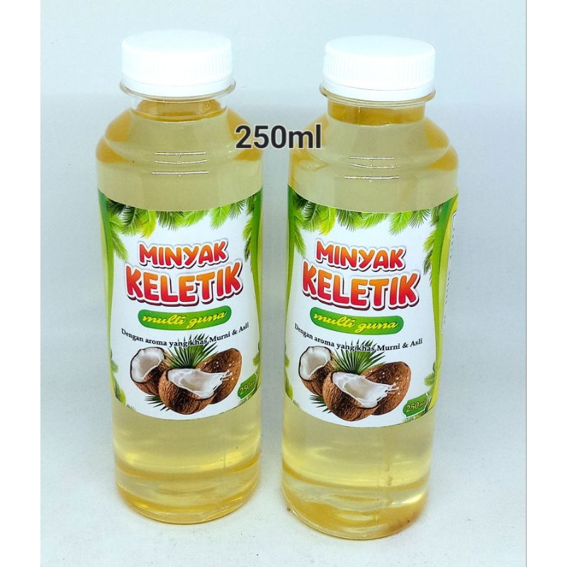 

Minyak Keletik/Minyak kelapa Murni 100%ASLI 250 ml