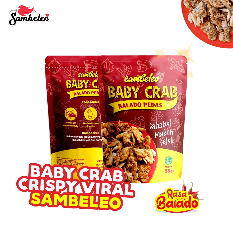 

Best Pr0duk BABY CRAB CRISPY BEST SELLER | IZIN PIRT HALAL | BABY RAJUNGAN | KEPITING KRIUK | CAMILAN | SEAFOOD | SNACK Big Promo