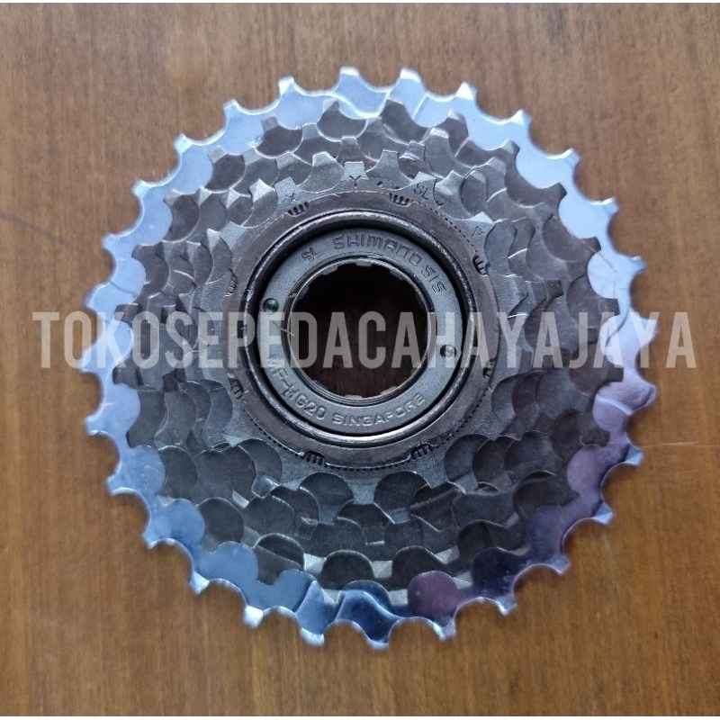 Sprocket Ulir Sepeda MTB Shimano SIS MF HG20 Singapore 6 Speed NOS Gir Belakang Sepeda Freewheel Dra