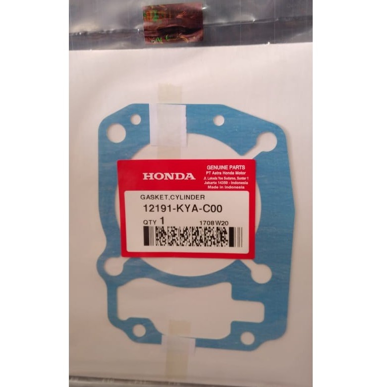 12191-KYA-C00 GASKET PAKING BLOK SEHER BORING BAWAH CRF MEGAPRO NEW MONO VERZA 150 ORI 12191KYAC00