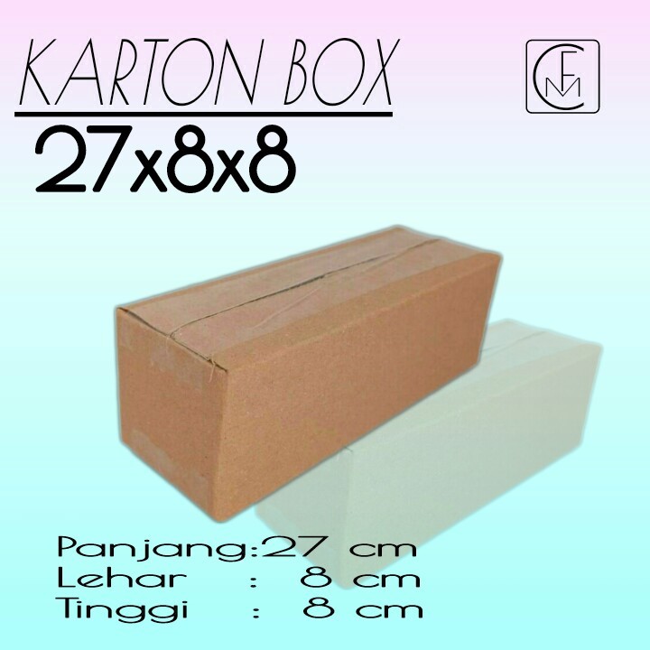 

Kardus Packing Ukuran 27x8x8 kardus box/kardus mini/kardus murah