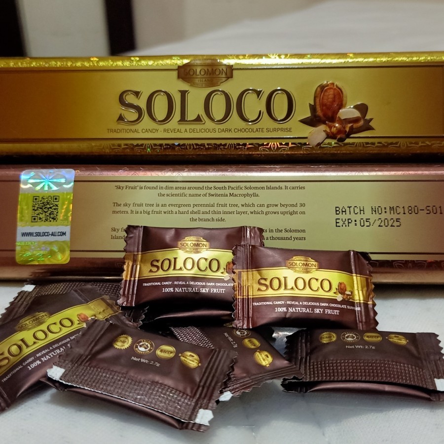 SOLOCO CANDY ORI 100% PERMEN COKELAT SOLOCO AU ORIGINAL HERBAL ASLI IMPORT AUSTRALIA SOLOKO SOLOCOO 