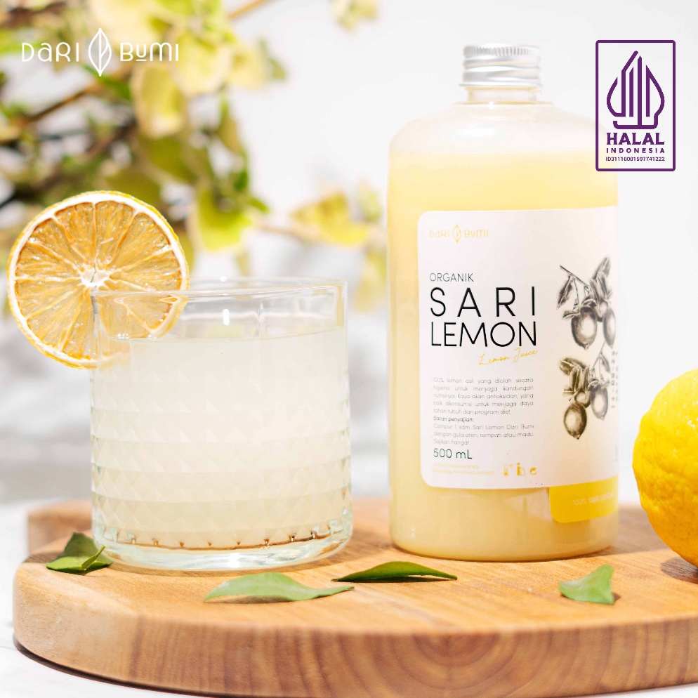 

[✴T50&] Dari bumi Sari Lemon Minuman Diet 500 ml Halal Premium Original [58]