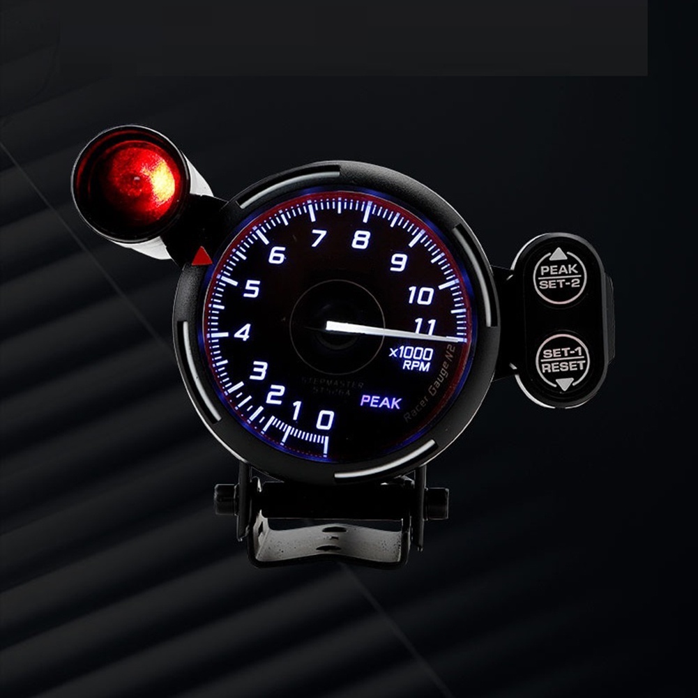Tachometer Defi 7 warna 3.75 inci Takometer Defi 7 Warna Universal