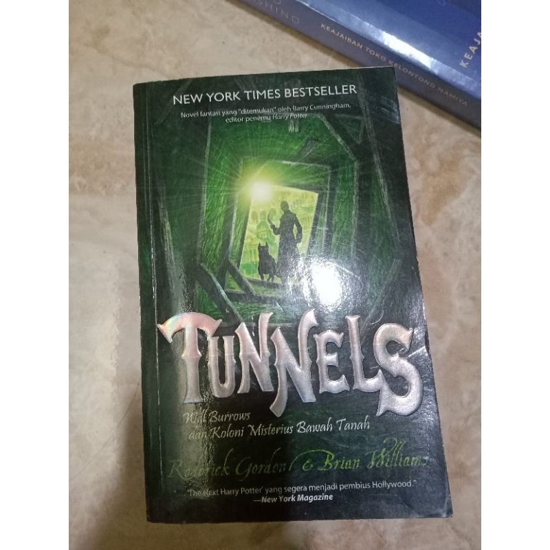 preloved novel TUNNELS by Roderick Gordon & Brian William