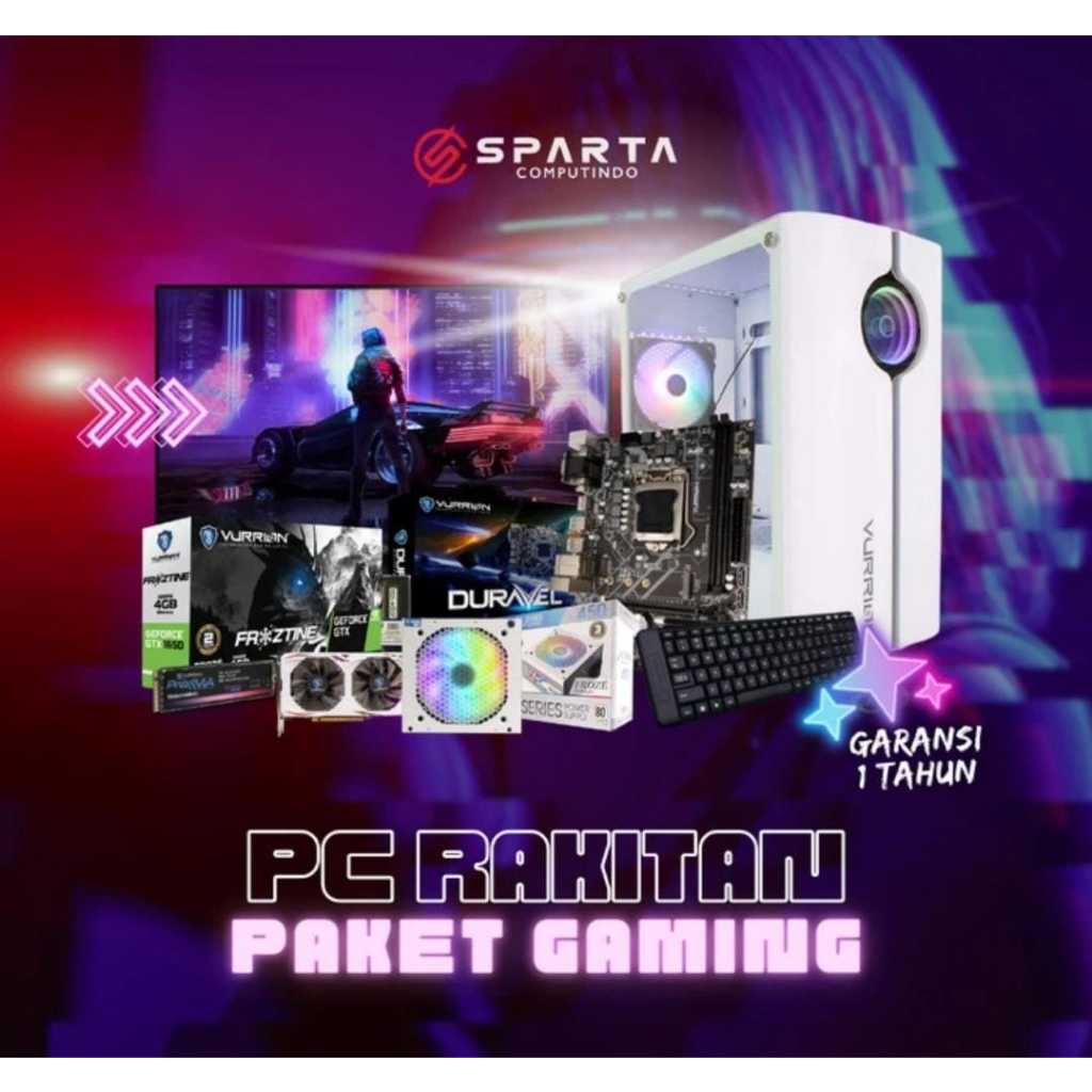 Paket PC Rakitan Gaming Dan Rendering Bergaransi