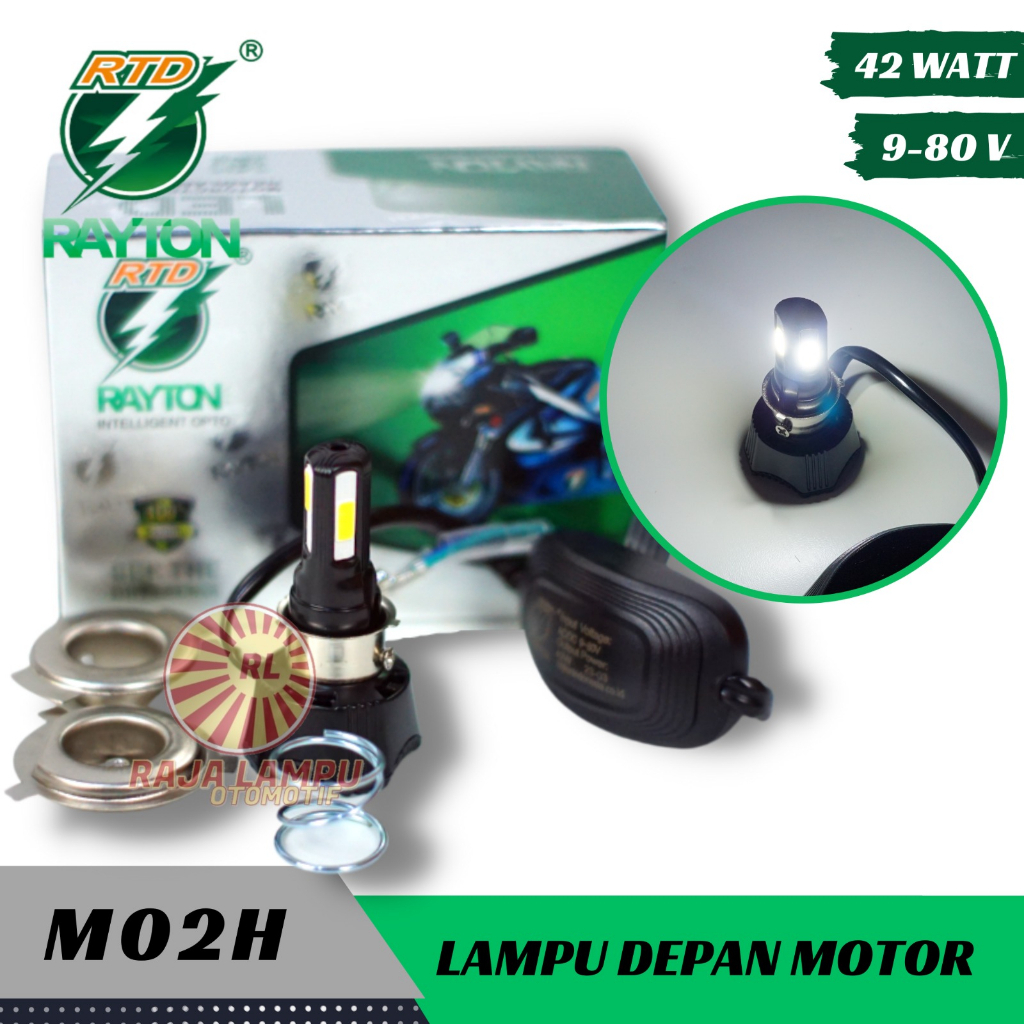 Lampu motor RTD 4 Sisi LED M02H LAMPU RTD Original RTD LED ORI GARANSI