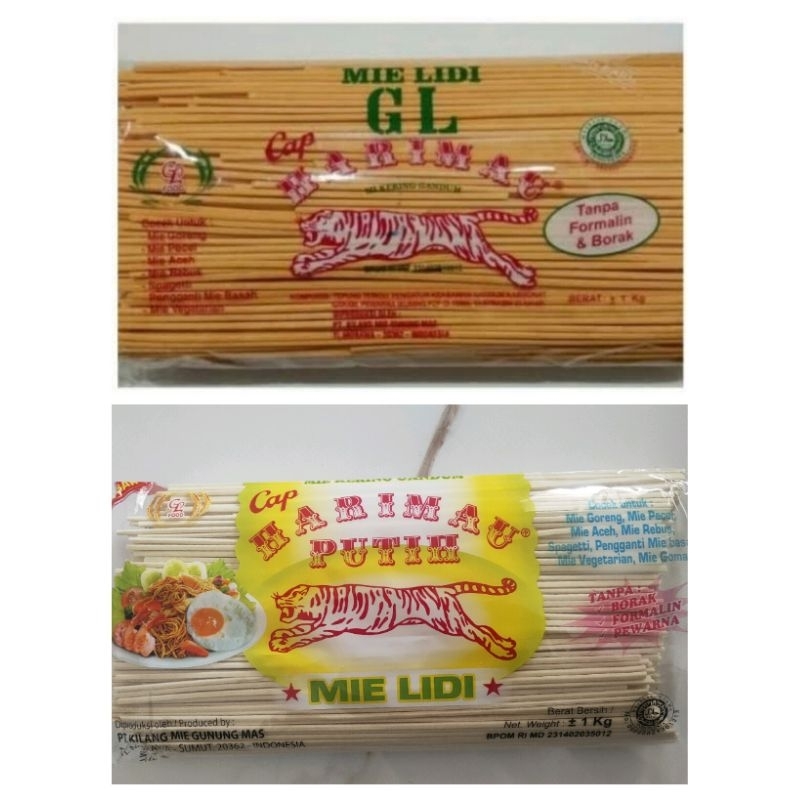 

Mie Gomak Kuning Mie gomak Putih