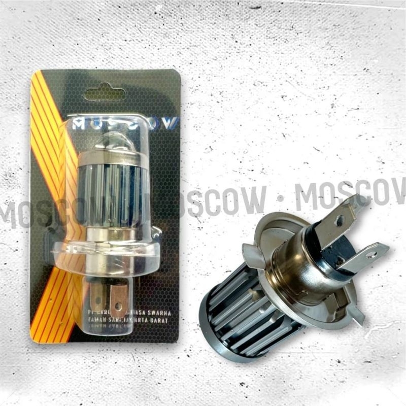 LAMPU LED UTAMA MOTOR MOBIL H4 LASER D2 PUTIH KUNING AC DC VIXION NINJA R15 R25 PULSAR SCOOPY CB150R