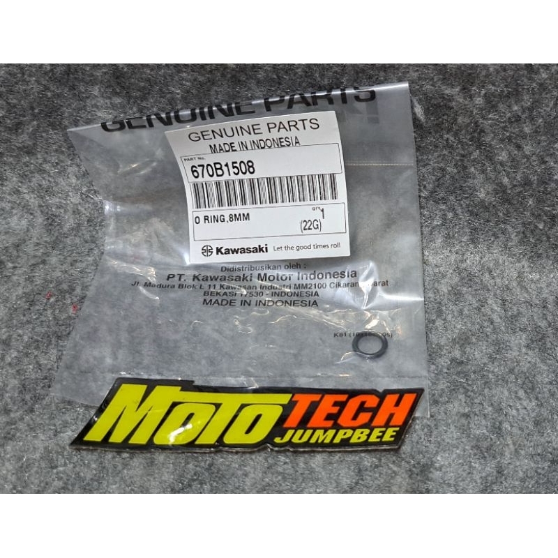 O-Ring tiang blok Ninja RR (670B1508) (2)