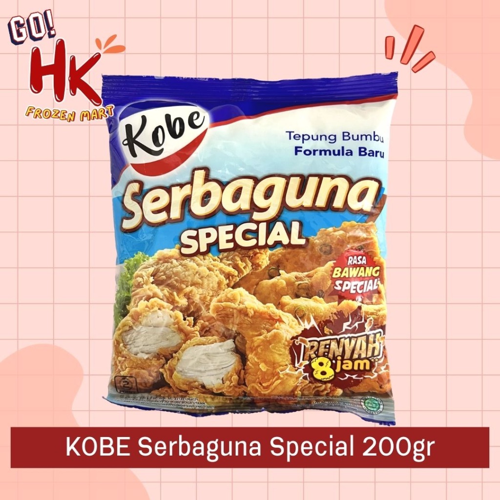 

Kobe Tepung Bumbu Serbaguna Special 200gr | praktis renyah 8 jam crispy sajiku HK Frozen Mart