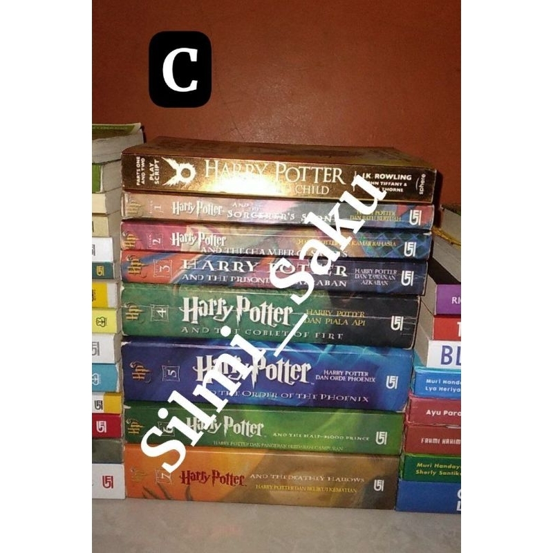 [PRELOVED-ORIGINAL| UBAH J&T] Set Harry Potter 1-7 Bahasa Indonesia FREE Cursed Child English Origin