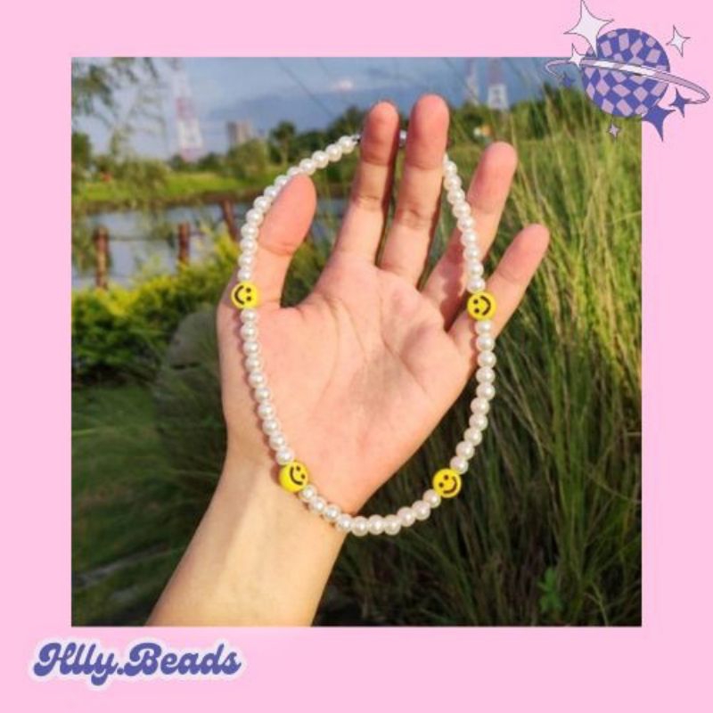 HALLY BEADS | Beads Necklace / Kalung Manik Manik | Smile Mutiara