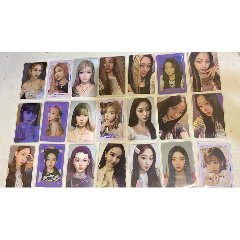 Photocard aespa official