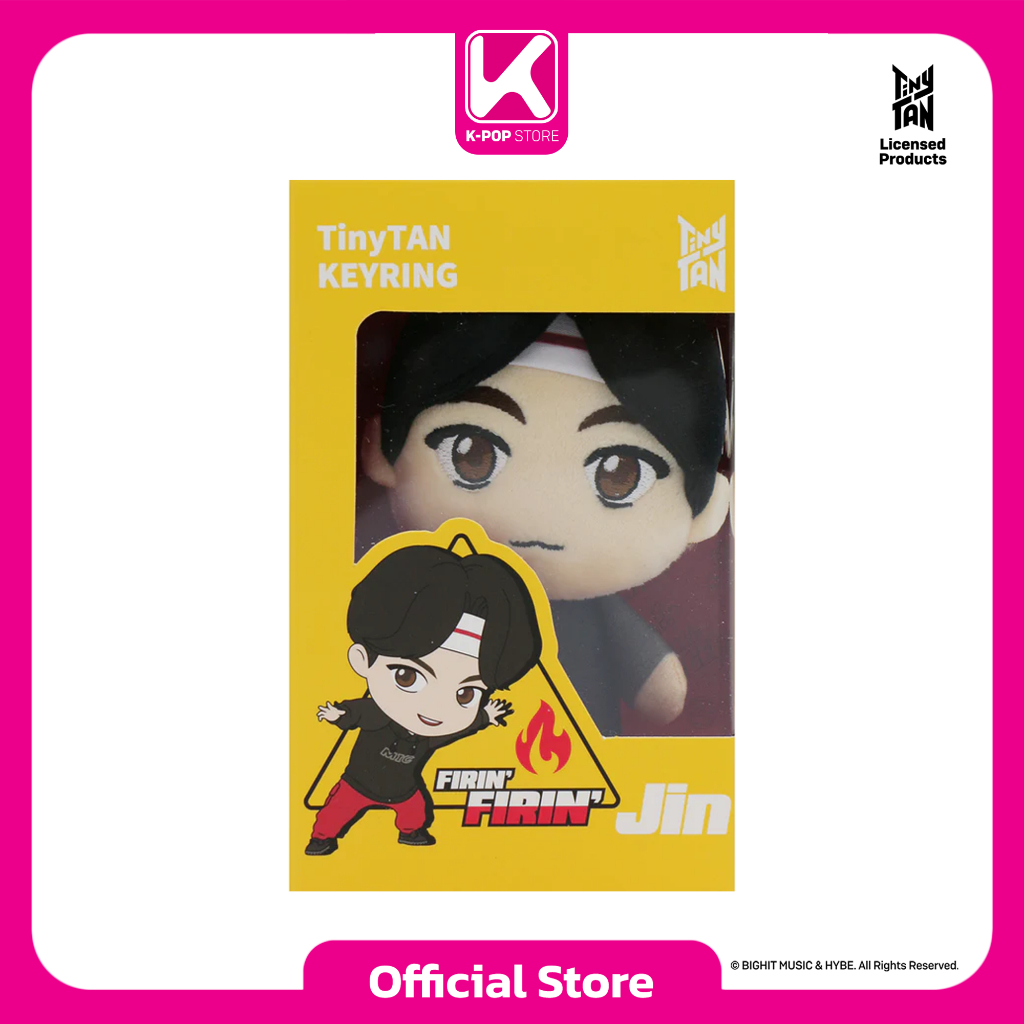 BTS Mic Drop Keyring Doll TinyTan Ofiicial - Jin