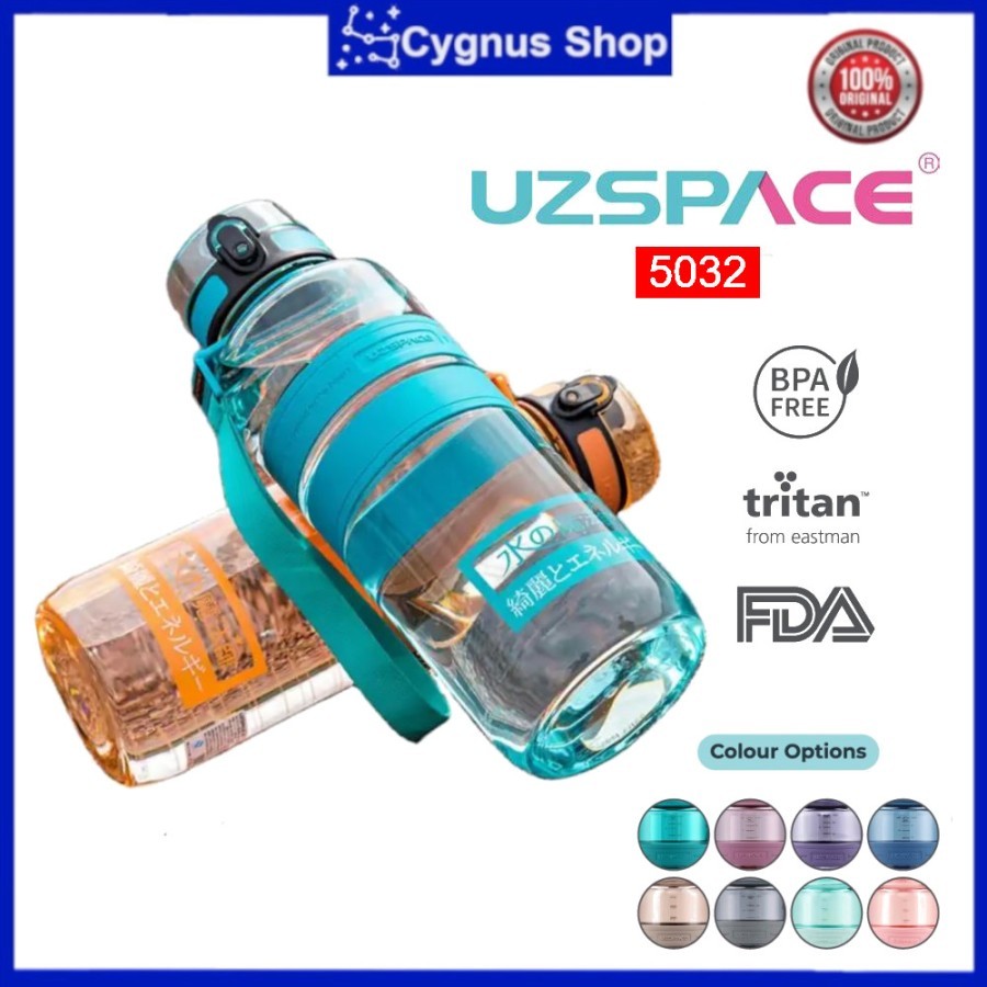 UZSPACE Botol Air Minum Olahraga Portable for Running Fitness Outdoor