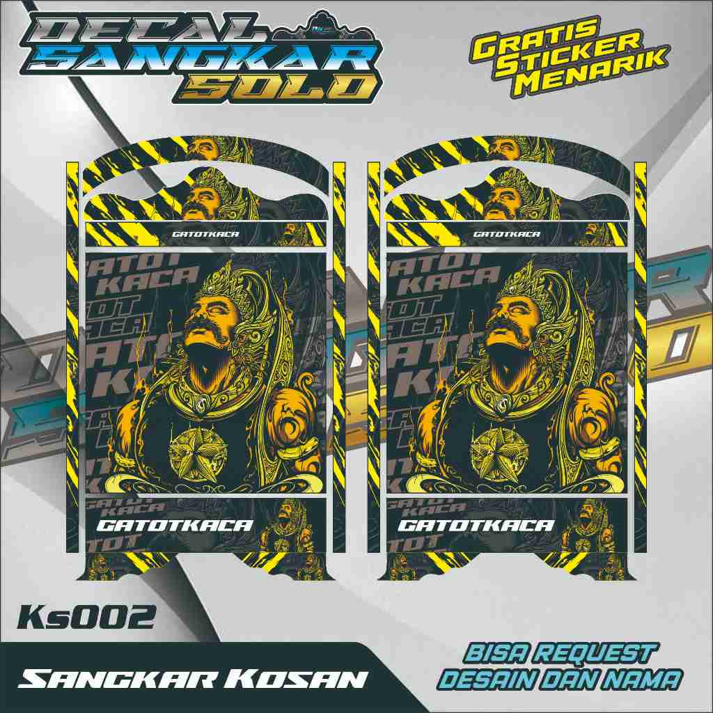 DECAL SANGKAR BURUNG KOSAN CEPER GATOTKACA
