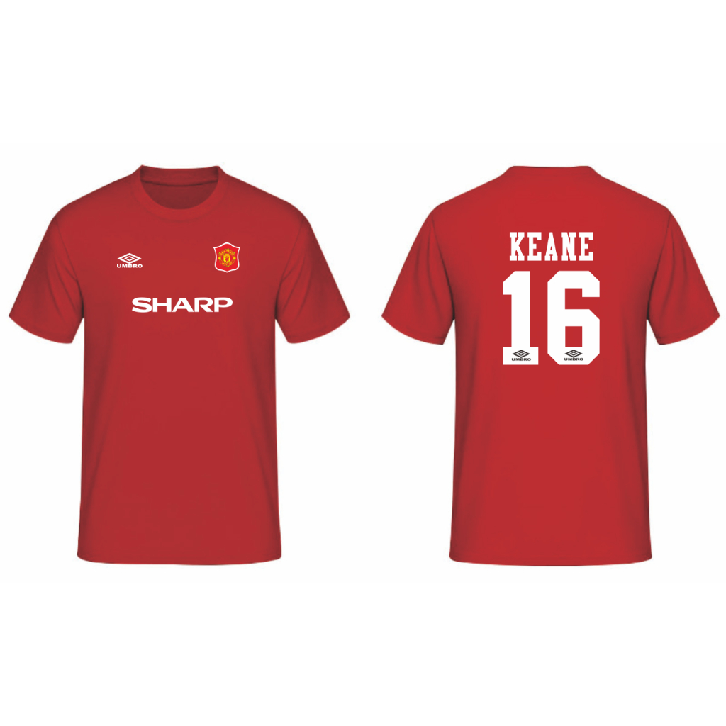 T-SHIRT KAOS MU RETRO 1995 ROY KEANE